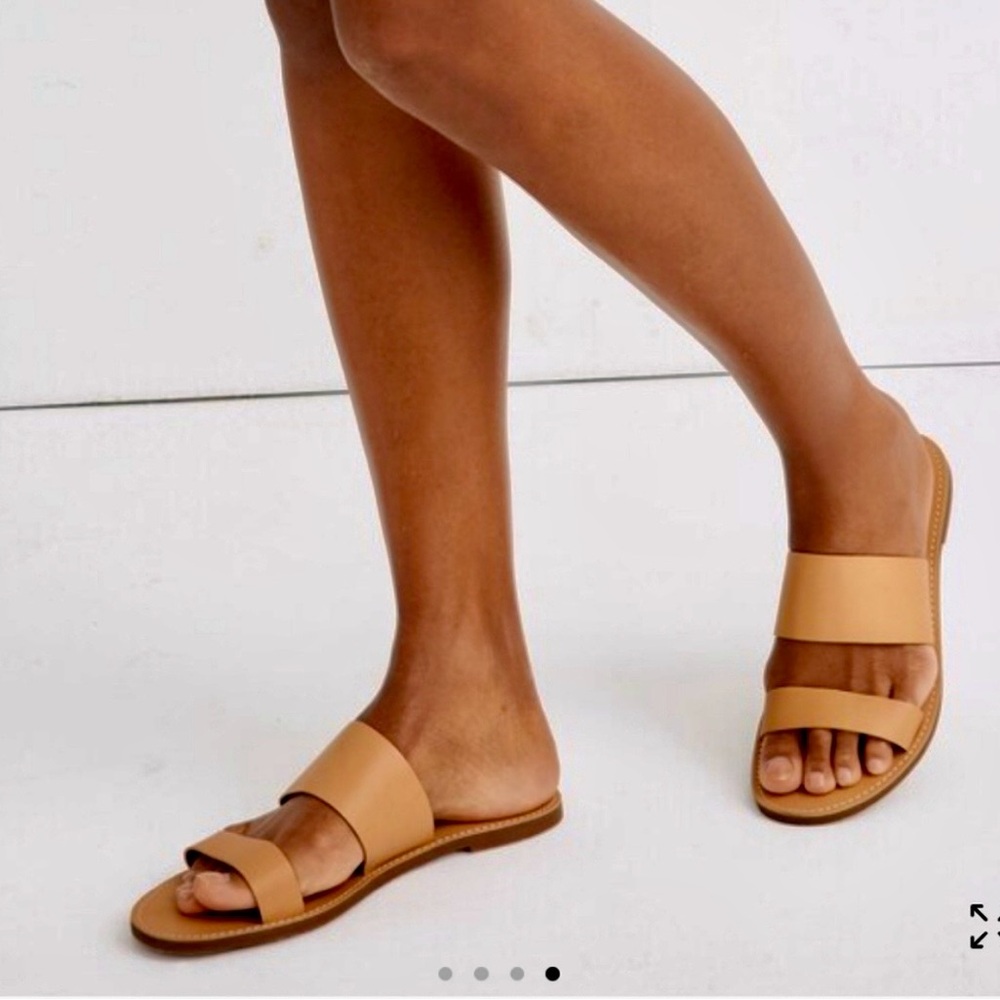 Madewell Golden Plum Slide Sandals